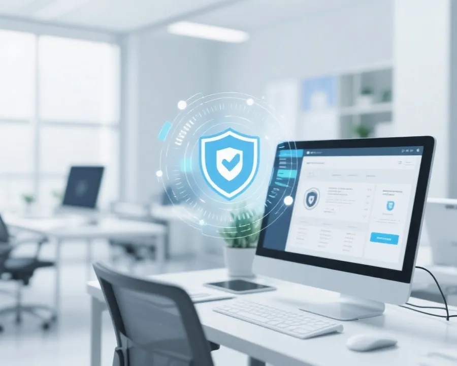 官方入口与安全验证示意图